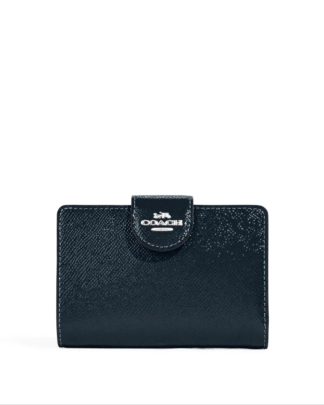 Coach Women's Midnight Medium Corner Zip Wallet