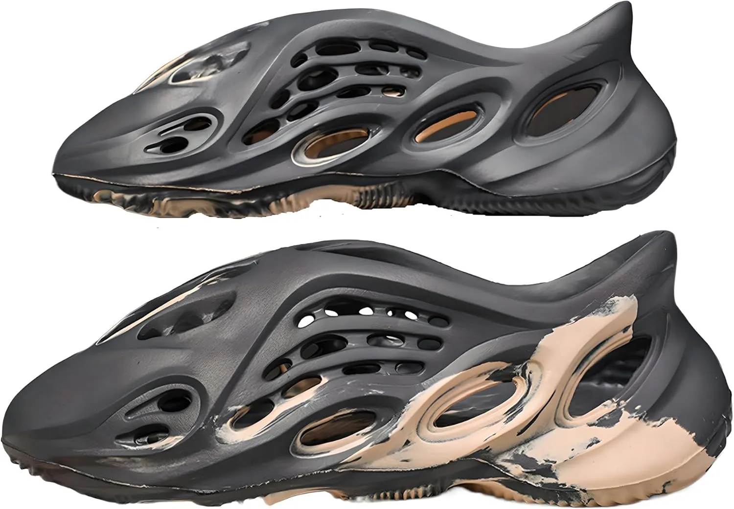 Foam Runners Shoes for Men & Women, Lightweight Slip-On Sneakers with Camo Design, Breathable Cloud Slides, Comfortable Walking Shoes for Beach,and Casual Wear