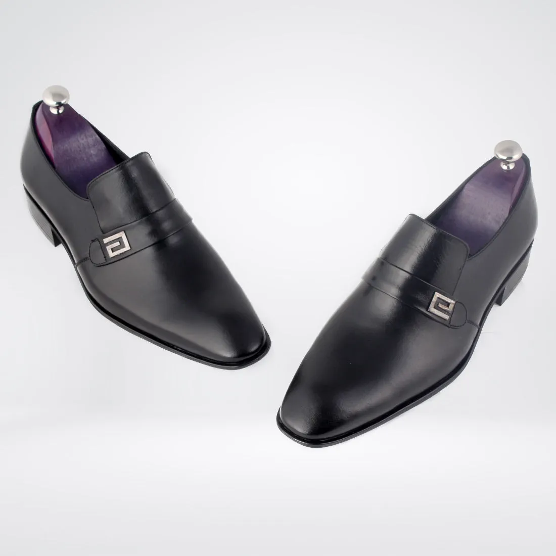 Formal shoes / 100% genuine leather -black -8144