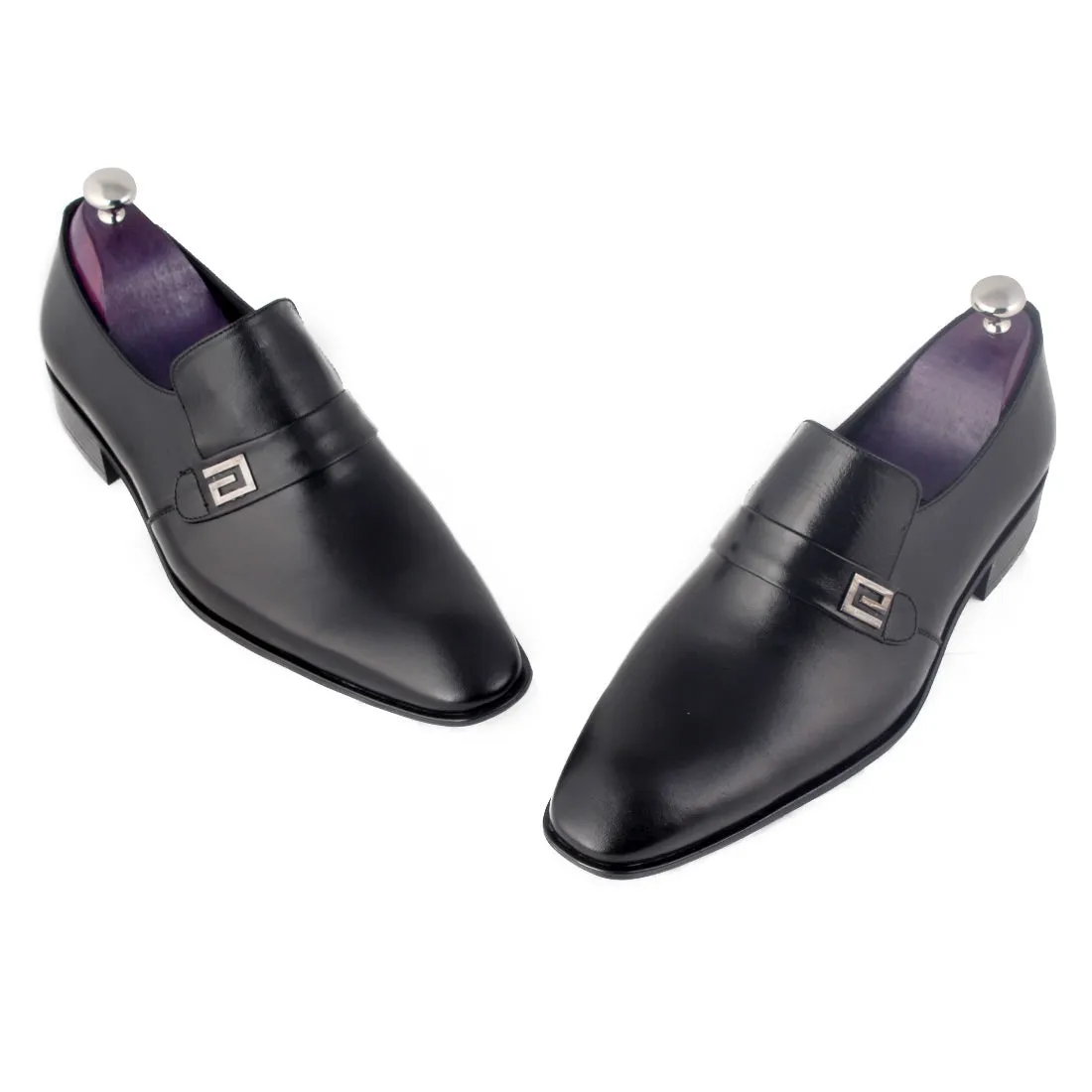 Formal shoes / 100% genuine leather -black -8144