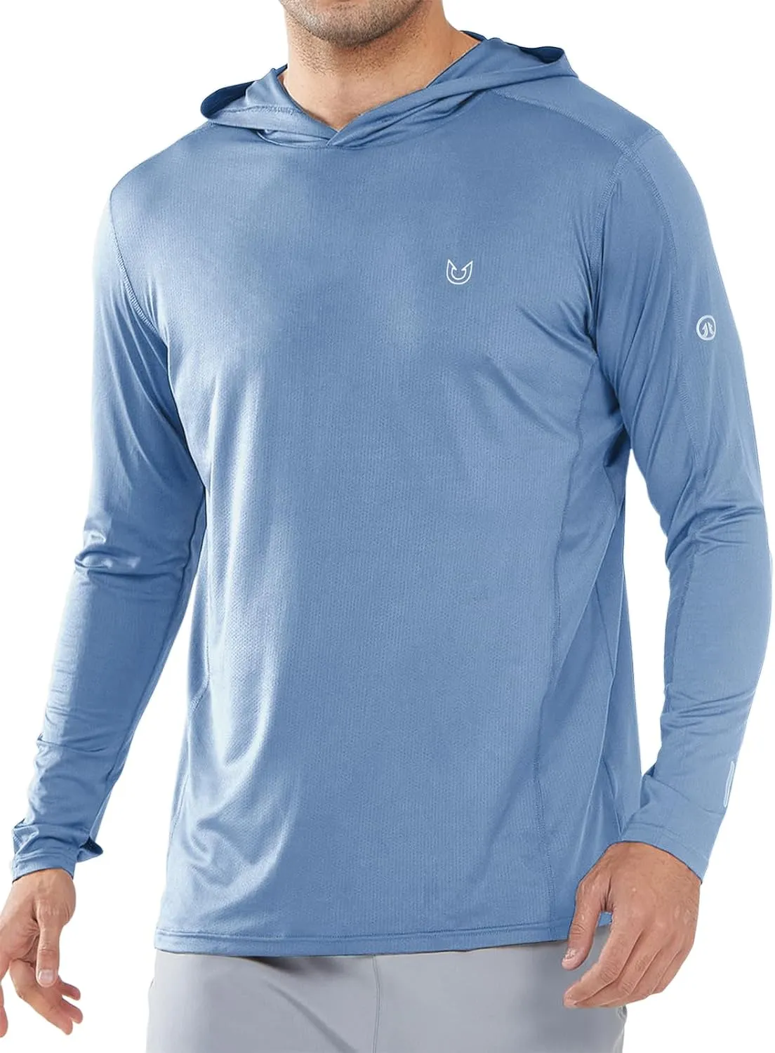NORTHYARD Men's Sun Protection Hoodie Shirts Long Sleeve UPF 50  Rash Guard Swim Fishing Lightweight SPF UV Shirt with Hood