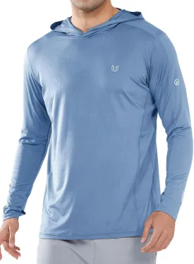 NORTHYARD Men's Sun Protection Hoodie Shirts Long Sleeve UPF 50  Rash Guard Swim Fishing Lightweight SPF UV Shirt with Hood