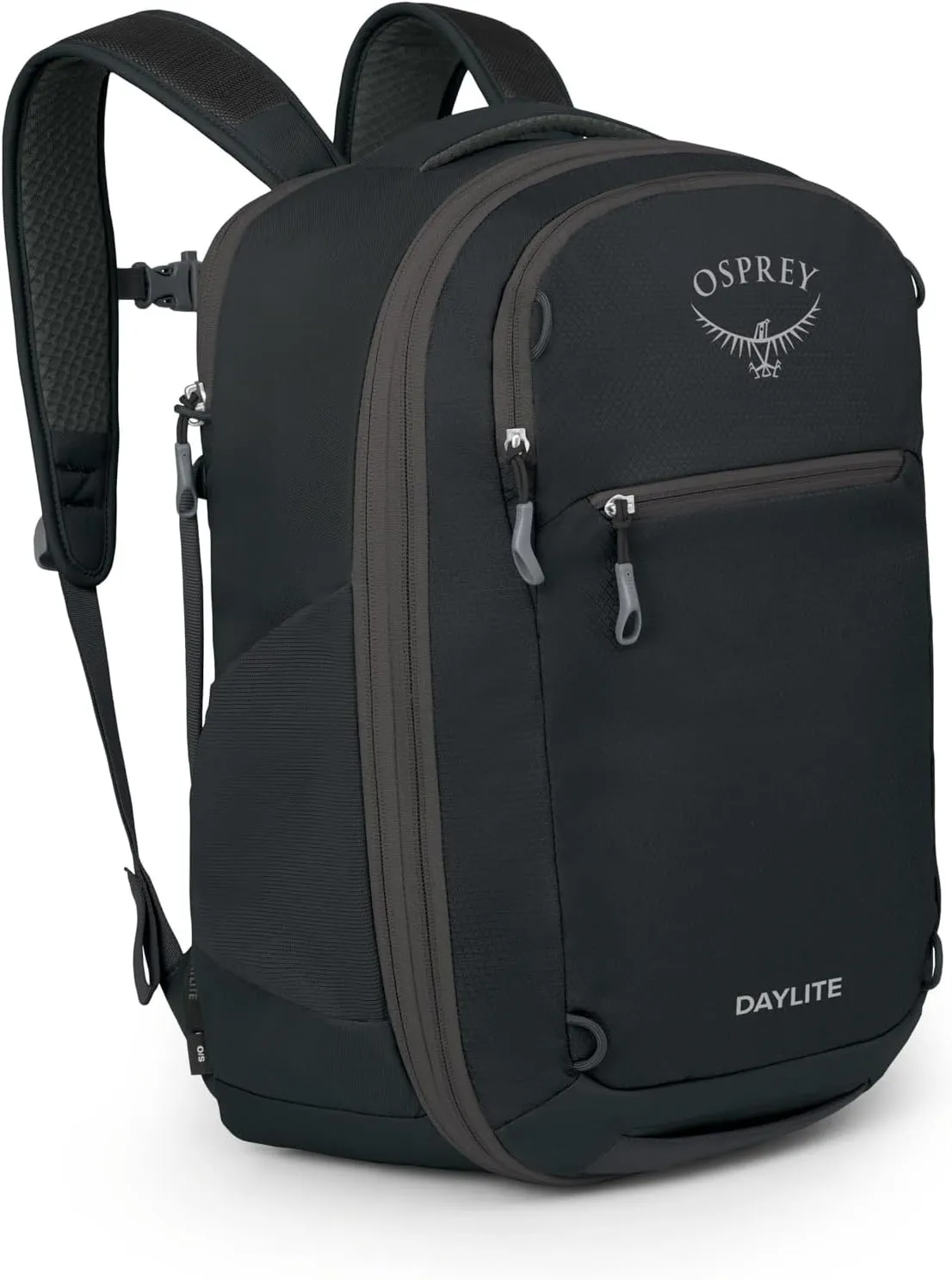Osprey Daylite Expandable Travel Pack 26 6, Black ?C Lightweight, Durable Backpack with Expandable Storage for Travel, Hiking, and Everyday Use ?C Versatile Carry-On with Internal Organization