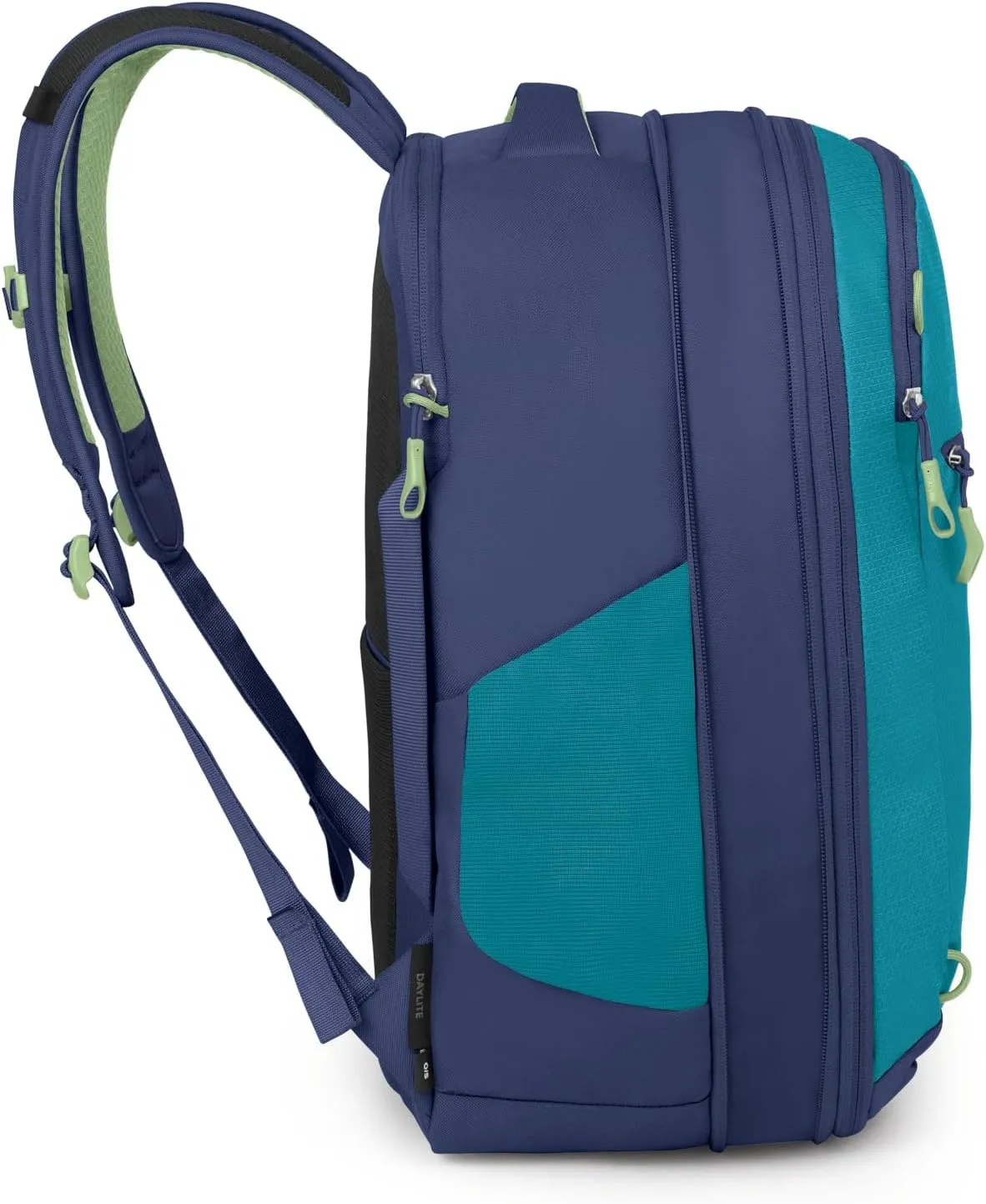 Osprey Daylite Expandable Travel Pack 26 6, Blue Spikemoss/Alkaline ?C Lightweight, Durable Backpack with Storage for Travel, Hiking, & Everyday ?C Versatile Carry-On with Internal Organization