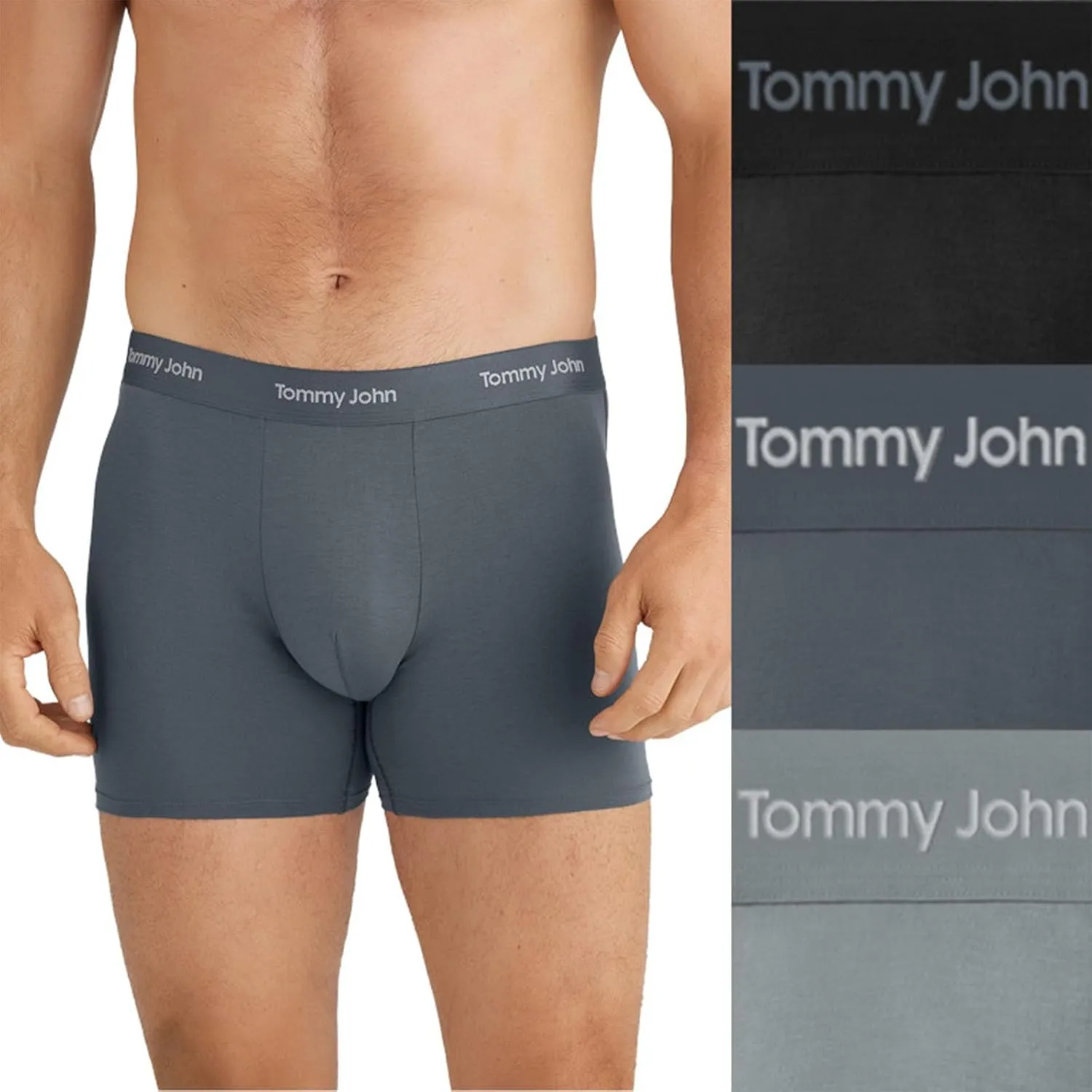 Tommy John Men's Luxe Modal 4" Trunk Boxer Brief Underwear