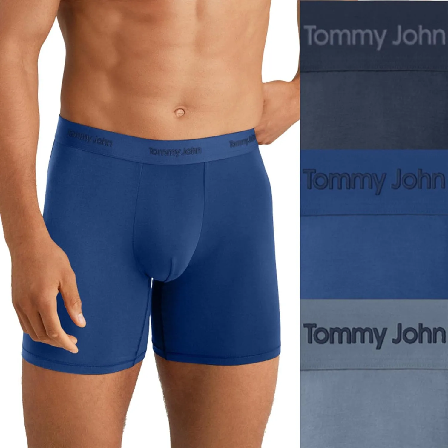 Tommy John Men's Luxe Modal 4" Trunk Boxer Brief Underwear