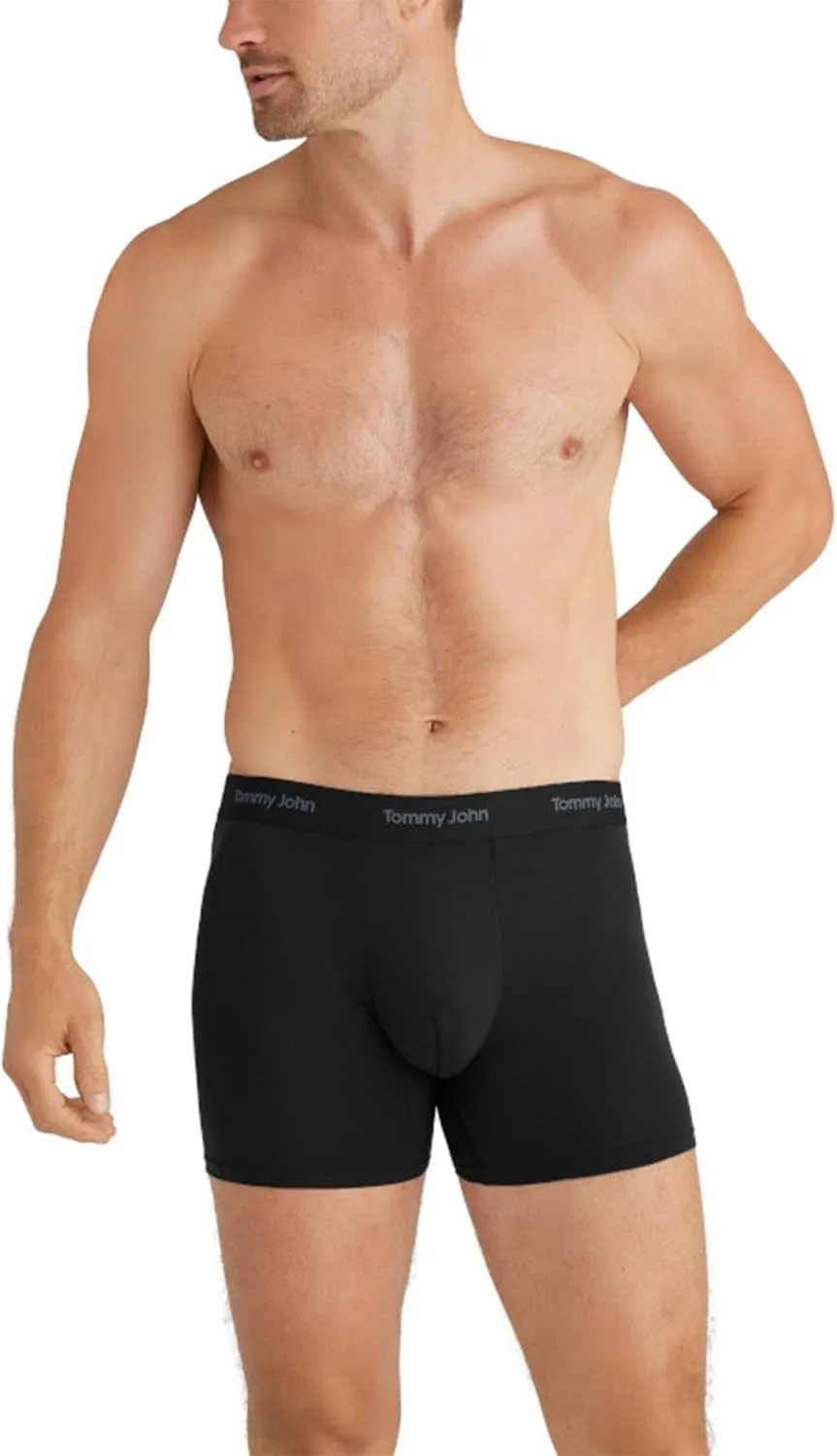 Tommy John Men's Luxe Modal 4" Trunk Boxer Brief Underwear
