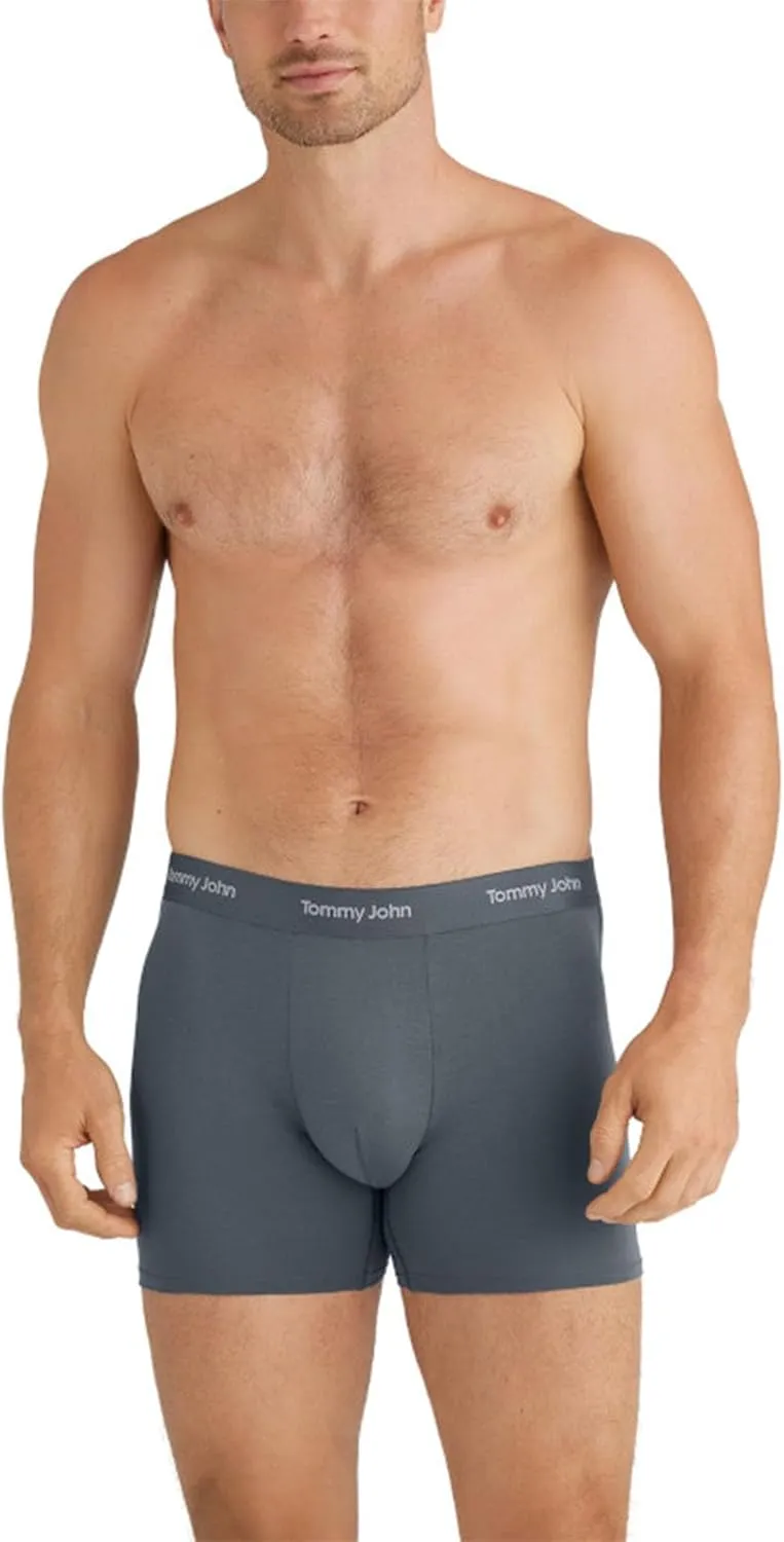 Tommy John Men's Luxe Modal 4" Trunk Boxer Brief Underwear